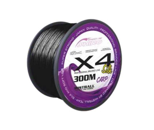 Mistrall Shiro Carp 300m 0,21mm čierna