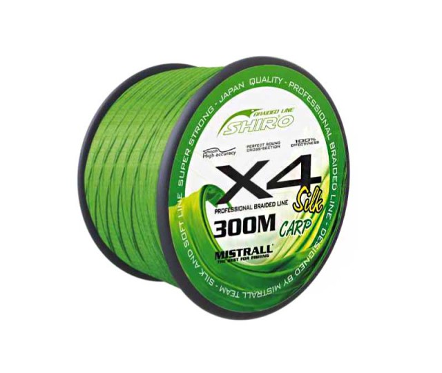 Mistrall Shiro Carp 300m 0,21mm zelená