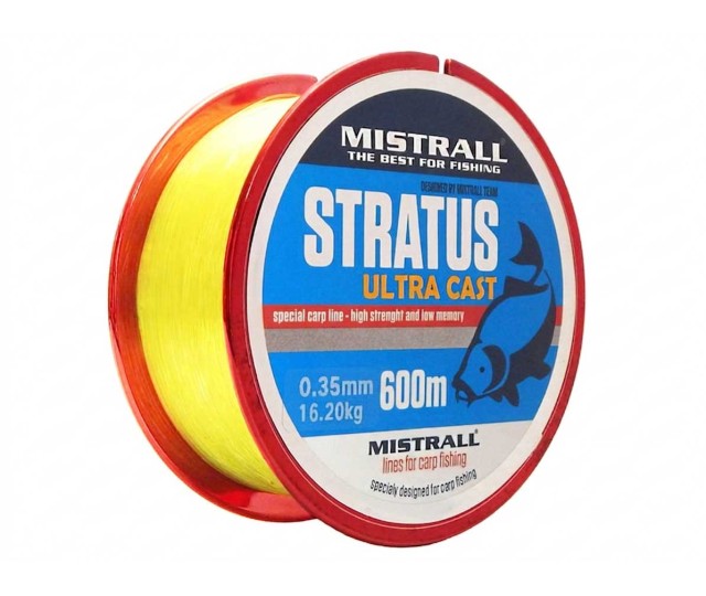ZMH3810026 Mistrall Stratus Carp Fluo yellow 600m 0,26mm