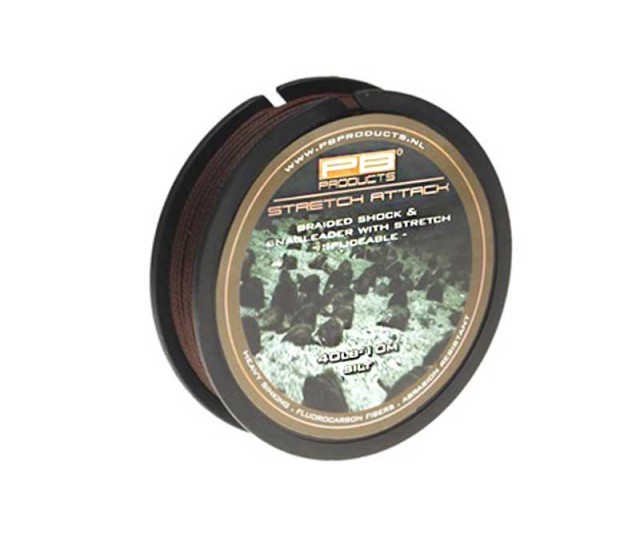 10441 PB Products Stretch attack shockleader 40lb f.silt 10m