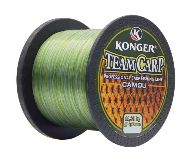 227001025 Konger Team Carp Camou 0,25mm 1000m 