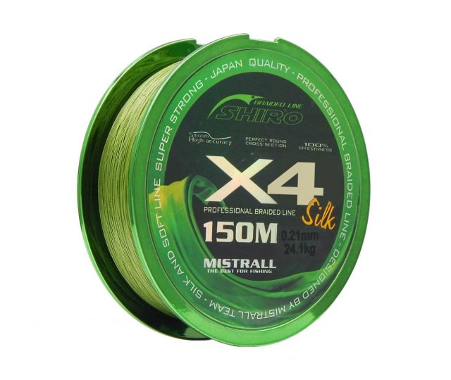 Mistrall Shiro 150m 0,21mm f.zelena 